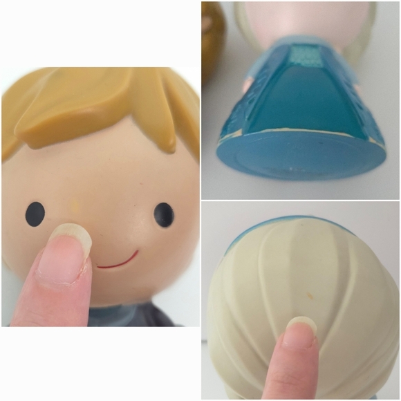 Disney Frozen Doll & Bath Toy Figures Set (Lot of 3)- Elsa & Prince Kristoff - Picture 5 of 5